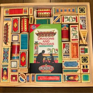Shure Archiquest Dragons & Pagodas Chinas Treasures Complete Set Building Block